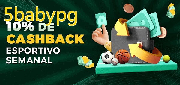 10% de bônus de cashback na 5babypg